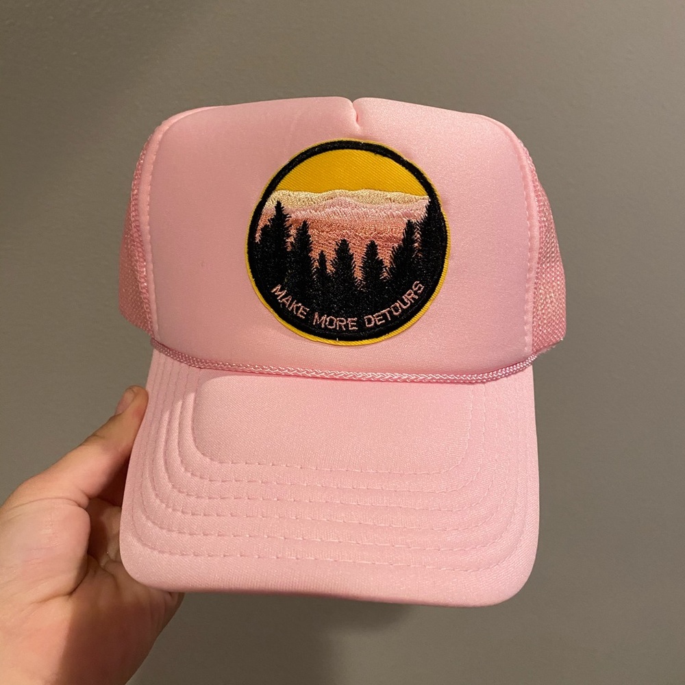 NEW   hand sewn trucker hat!!